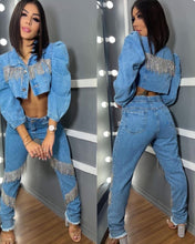 Carregar imagem no visualizador da galeria, Conjunto Jeans Goitá