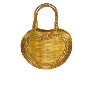 Bolsa coração capim