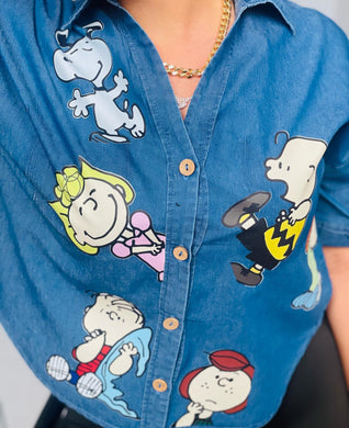 Camisa feminina snoopy