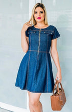 Carregar imagem no visualizador da galeria, Vestido Jeans Luíza