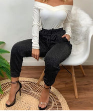 Carregar imagem no visualizador da galeria, Calça Lurex Joggers
