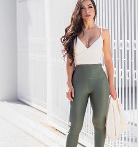 Calça Fit de Tecido Sintético