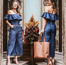 Carregar imagem no visualizador da galeria, Macacão Jeans Isis