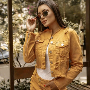 Jaqueta Jeans Colors