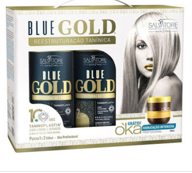 Kit progressiva blue gold 500ml +mascara 500gr