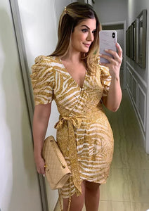 Vestido Animal Print Party