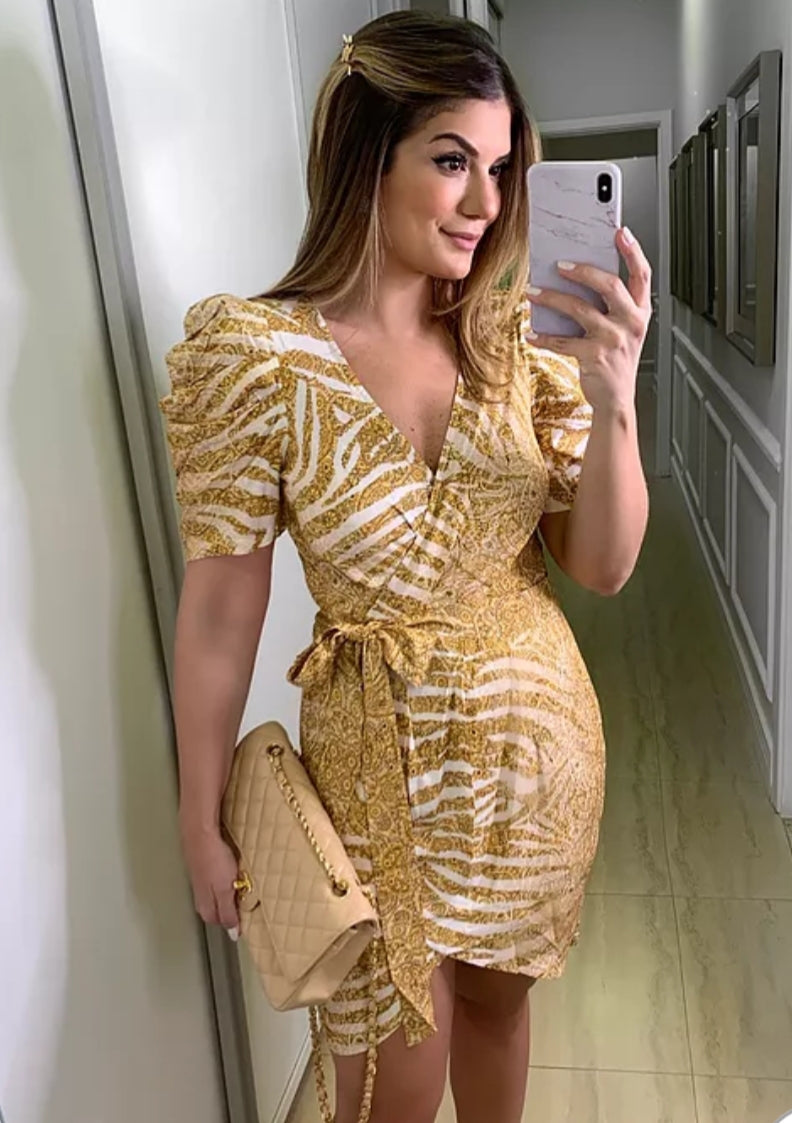 Vestido Animal Print Party