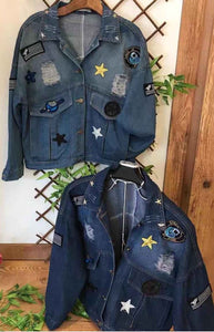 Jaqueta Jeans Customização