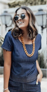 Blusa Jeans Frida