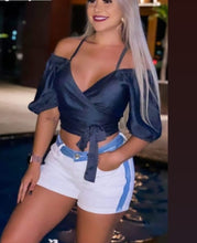 Carregar imagem no visualizador da galeria, Cropped jeans Laysla