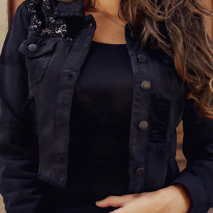 Jaqueta Black Paetê Luxo