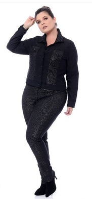 Calça Plus size mediterrânea