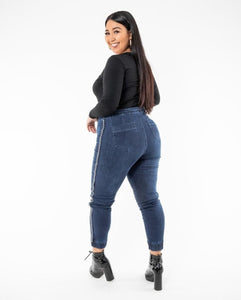 Calça jeans jogger plus
