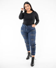 Carregar imagem no visualizador da galeria, Calça jeans jogger plus