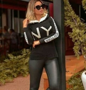 Blusa manga longa NY
