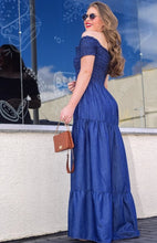 Carregar imagem no visualizador da galeria, Vestido Jeans Longo Gisa