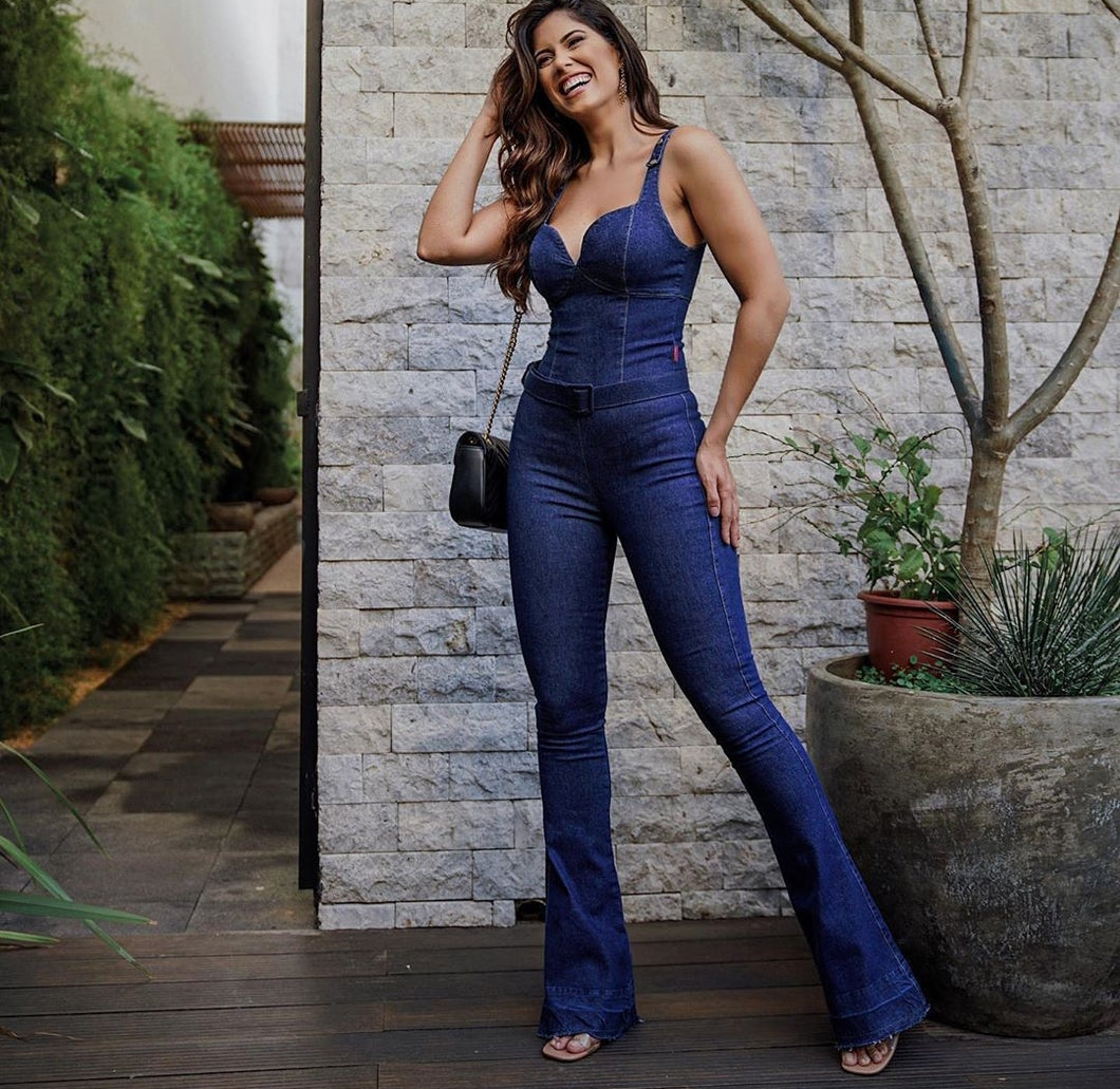 Macacão Jeans Miriam