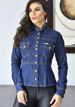 Carregar imagem no visualizador da galeria, camisa jeans suzel