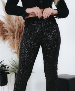 Calça Jeans Paetê Karina