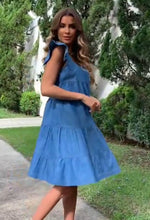 Carregar imagem no visualizador da galeria, Vestido Jeans sueli
