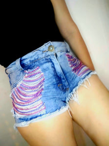Shorts  correntes topázios