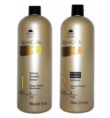 AVLON Keracare Intensive Restorative Kit Profissional Shampoo e Condicionador - 2 x 950 ml