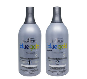 Salvatore Progressiva Kit Profissional Blue Gold Premium - Passo "1" e "2" 2000 ml