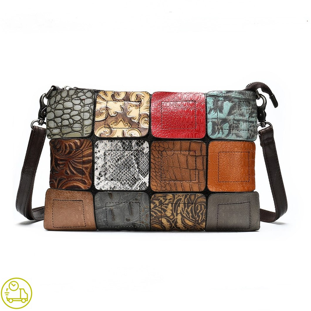 Bolsa Messenger de Couro Legítimo # 86322.2025