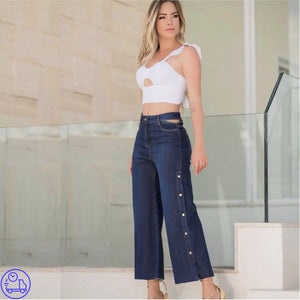 Calça Jeans Pantacourt Cacau