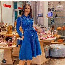 Carregar imagem no visualizador da galeria, Vestido Jeans Tiane