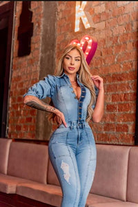 Macacão Jeans Joseide