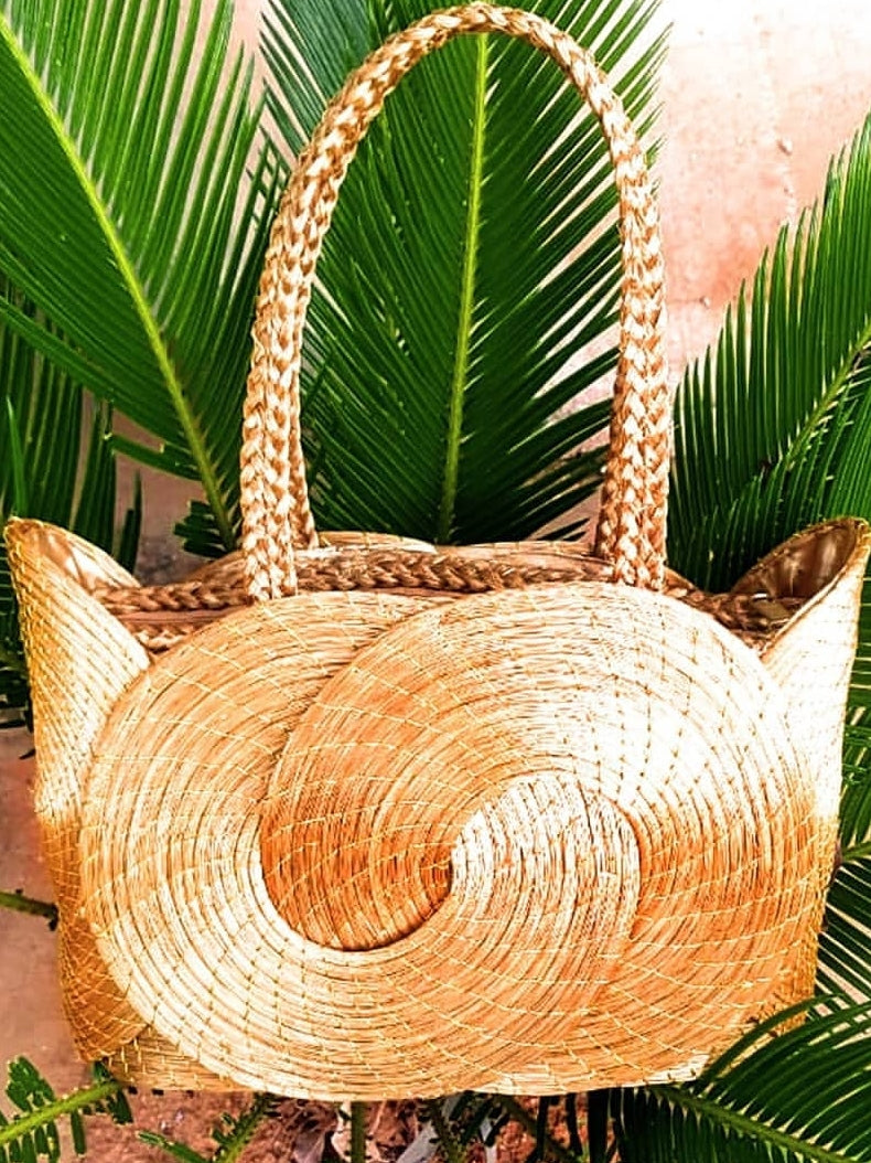 Bolsa infinito dourado