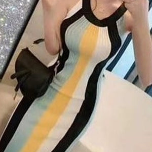 Vestido Canelado