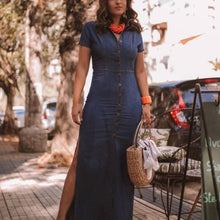 Carregar imagem no visualizador da galeria, Vestido Jeans Longo Plenitude