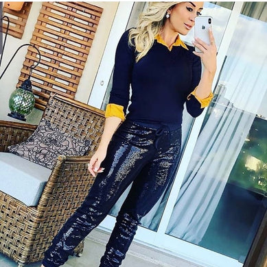 Calça Paetê Festas