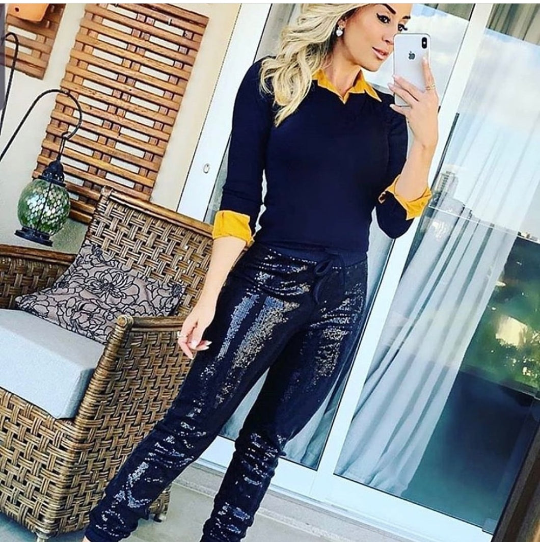 Calça Paetê Festas