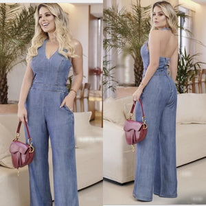 Macacão jeans leve Kamila