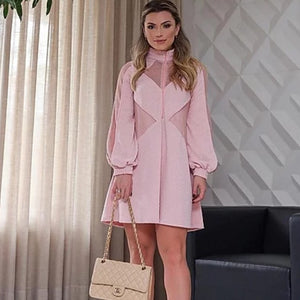 Vestido rosa de Saron