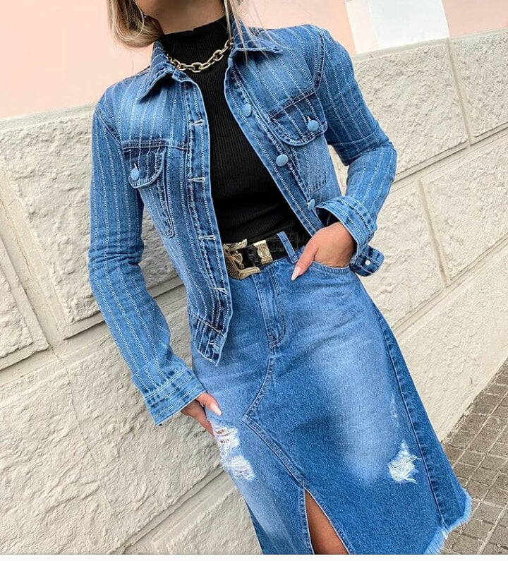Jaqueta Jeans Vivian