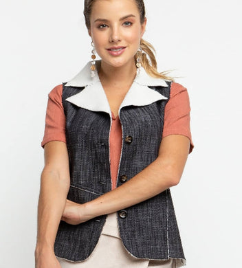 Colete Jeans Lais