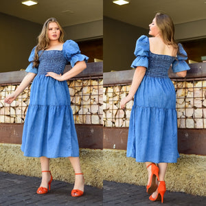 Vestido jeans Camélia