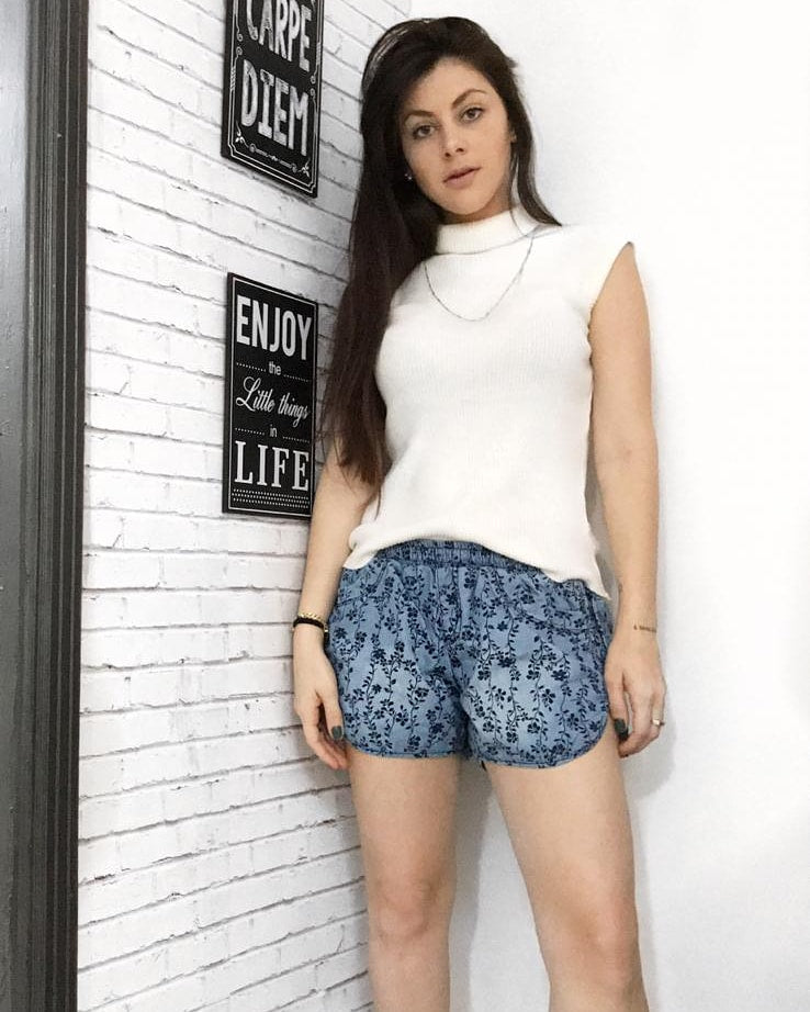 Shorts jeans floral