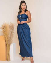 Carregar imagem no visualizador da galeria, Vestido Jeans Thayná