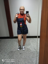 Carregar imagem no visualizador da galeria, Jardineira jeans minimic