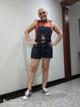 Carregar imagem no visualizador da galeria, Jardineira jeans minimic