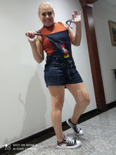 Carregar imagem no visualizador da galeria, Jardineira jeans minimic