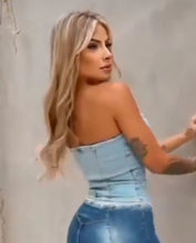 Carregar imagem no visualizador da galeria, Cropped Jeans Délia