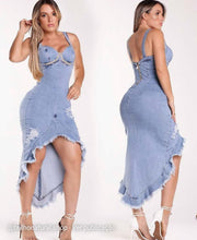 Carregar imagem no visualizador da galeria, Vestido Jeans Beldade