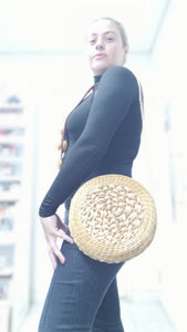 Bolsa capim dourado disco