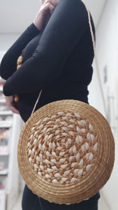 Bolsa capim dourado disco